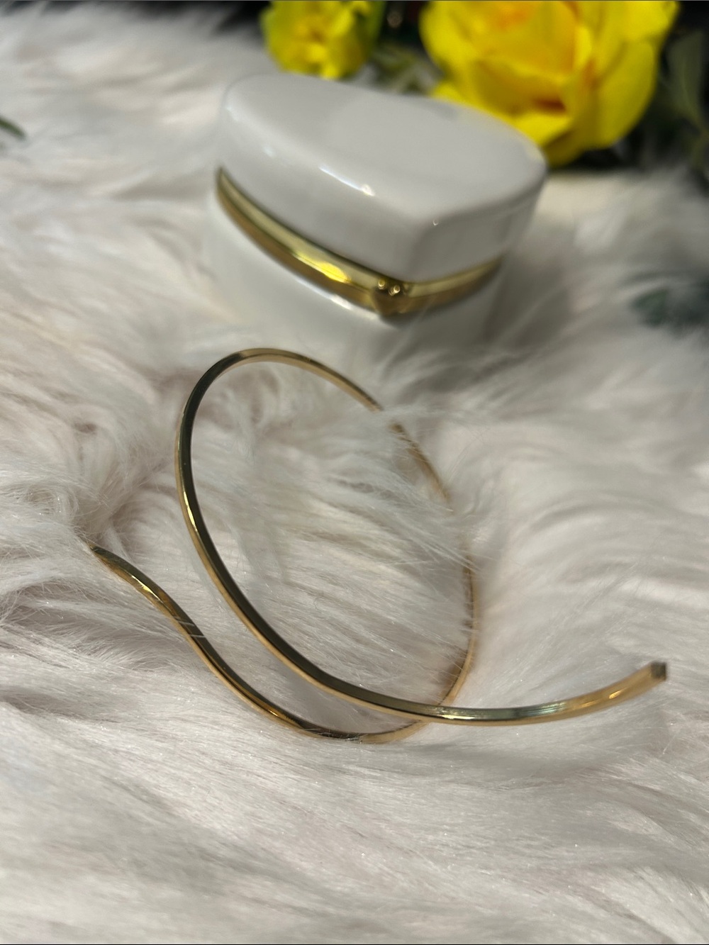 Gold Open Spiral Cuff Bracelet - Women's Jewelry